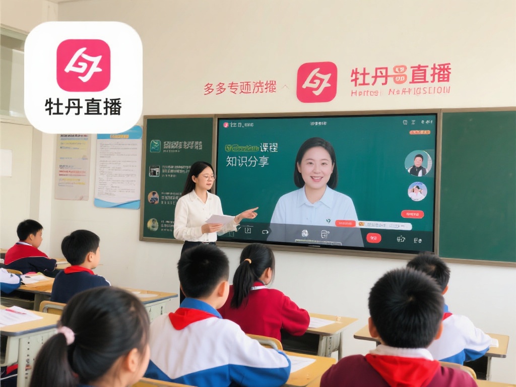 类似的案例还有许多，牡丹直播在教育领域的